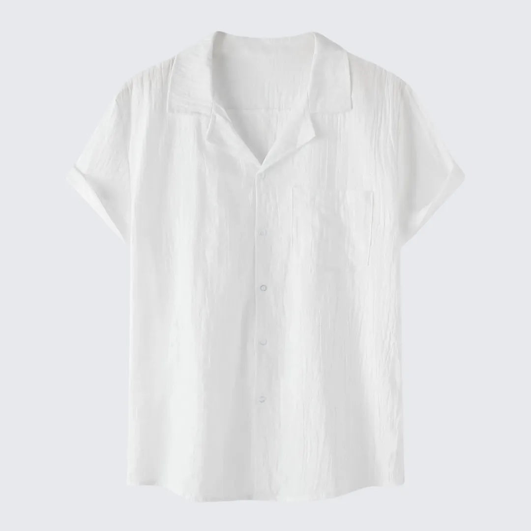 Camisa Masculina Manga Curta Milan Camisa Masculina Manga Curta Milan - Vestuário 060 Fragatto Branco P
