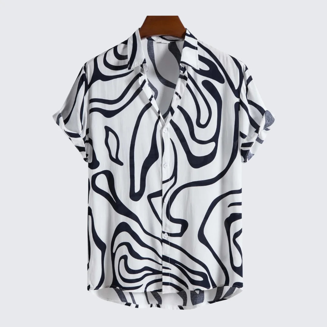 Camisa Masculina Manga Curta Zenith Camisa Masculina Manga Curta Zenith - Vestuário 077 Fragatto Branco P
