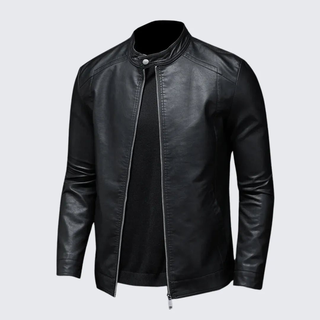 Jaqueta Masculina de Couro Raven Jaqueta Masculina de Couro Raven - Vestuário 126 Fragatto Preto M