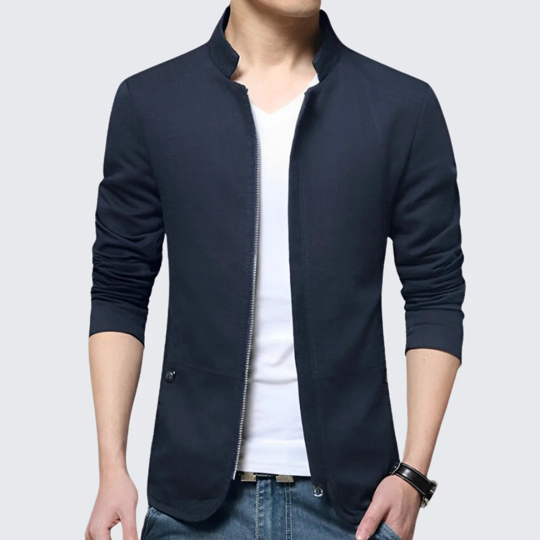 Jaqueta Masculina Slim Madrid Jaqueta Masculina Slim Madrid - Vestuário 128 Fragatto Azul Marinho M