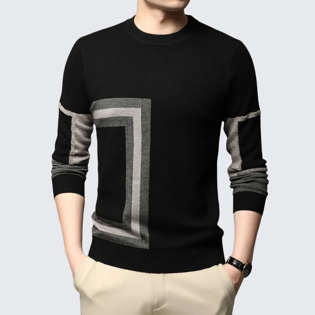 Suéter Masculino Gola Redonda Gavin Suéter Masculino Gola Redonda Gavin - Vestuário 100 Fragatto Cinza claro M