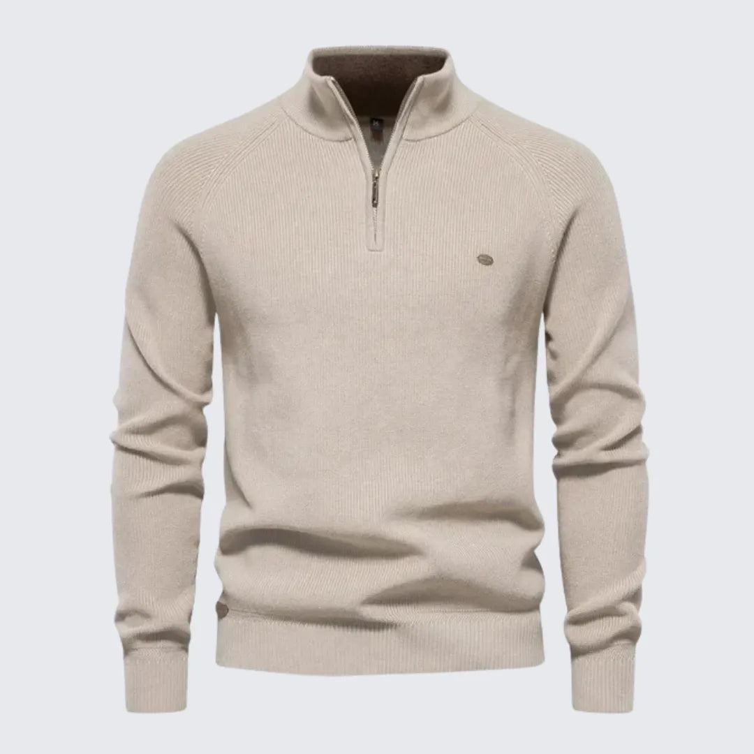 Suéter Masculino Tricô Texturizado Suéter Masculino Tricô Texturizado - Vestuário 099 Fragatto Bege P