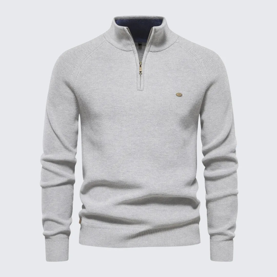 Suéter Masculino Tricô Texturizado Suéter Masculino Tricô Texturizado - Vestuário 099 Fragatto Cinza P