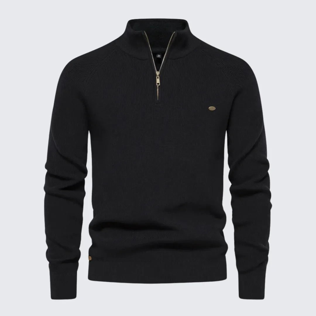 Suéter Masculino Tricô Texturizado Suéter Masculino Tricô Texturizado - Vestuário 099 Fragatto Preto P
