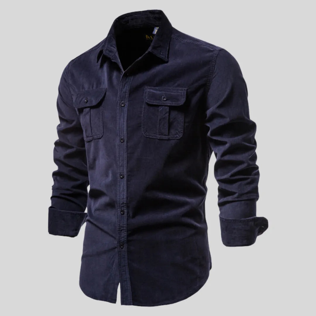 Camisa Masculina Com Textura Adventure Camisa Masculina Com Textura Adventure - Vestuário 044 Fragatto