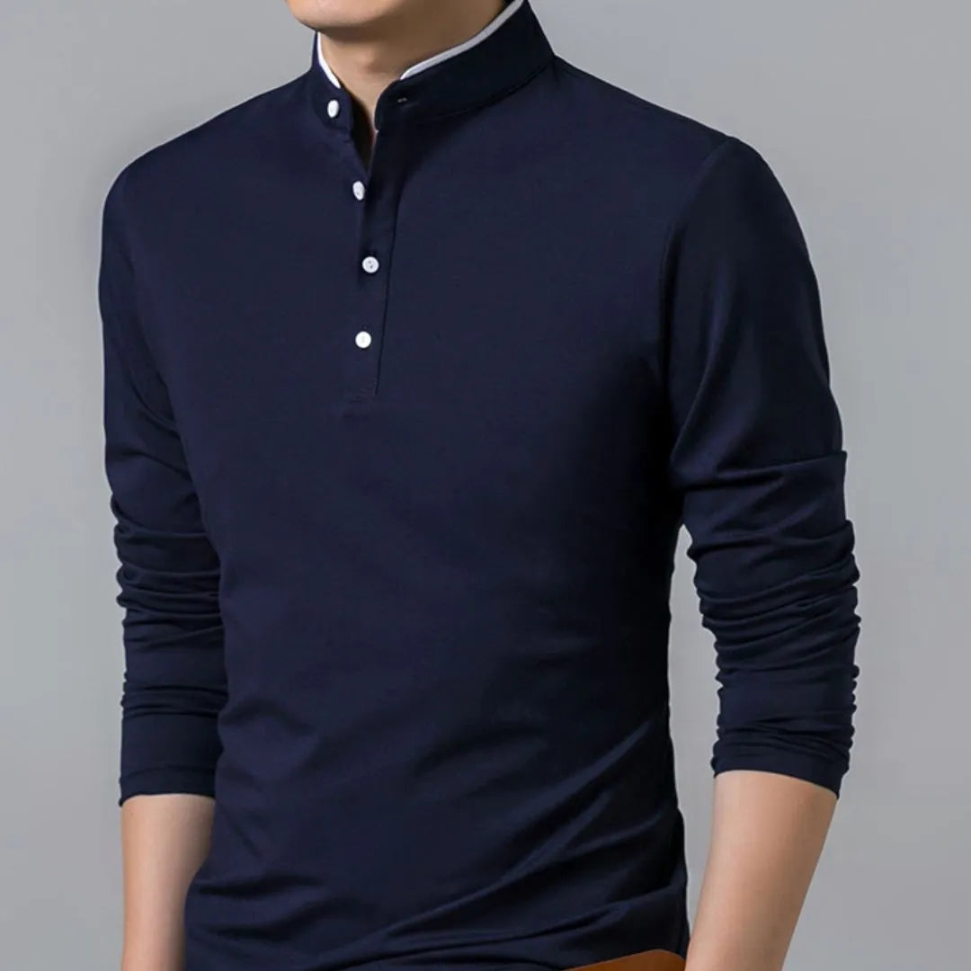 Camisa Masculina Manga Longa Camisa Masculina Manga Longa - Vestuário 003 Fragatto Azul P