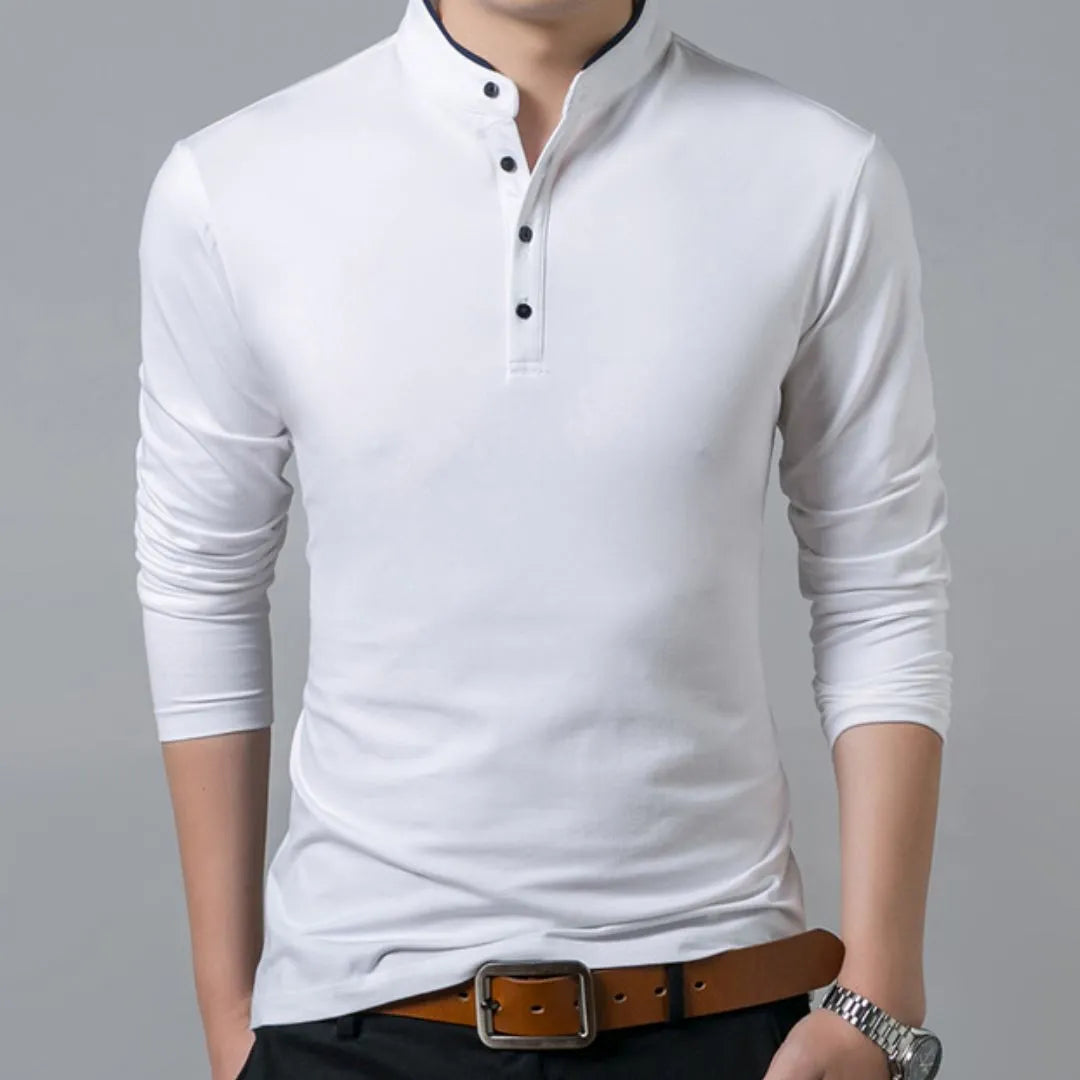 Camisa Masculina Manga Longa Camisa Masculina Manga Longa - Vestuário 003 Fragatto Branco P