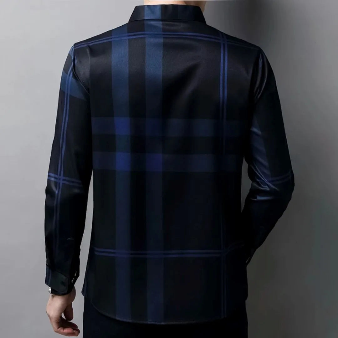 Camisa Masculina Manga Longa Xadrez Camisa Masculina Manga Longa Xadrez - Vestuário 002 Fragatto