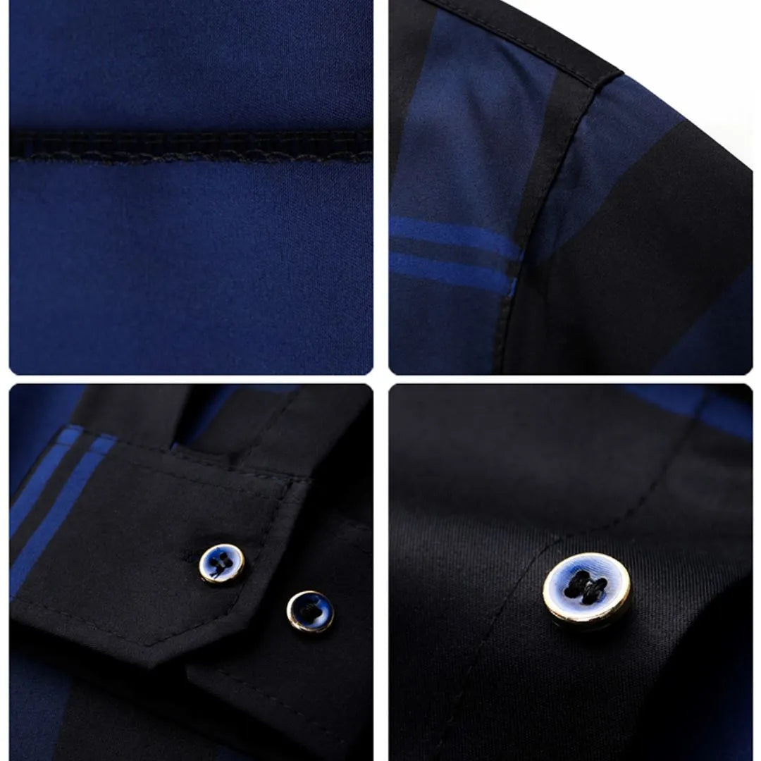 Camisa Masculina Manga Longa Xadrez Camisa Masculina Manga Longa Xadrez - Vestuário 002 Fragatto