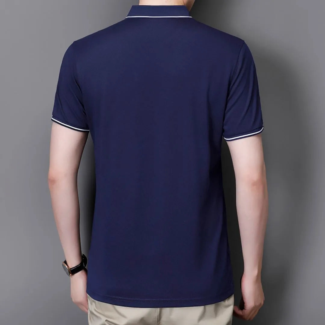 Camisa Polo Masculina com Zíper Camisa Polo Masculina com Zíper - Vestuário 005 Fragatto