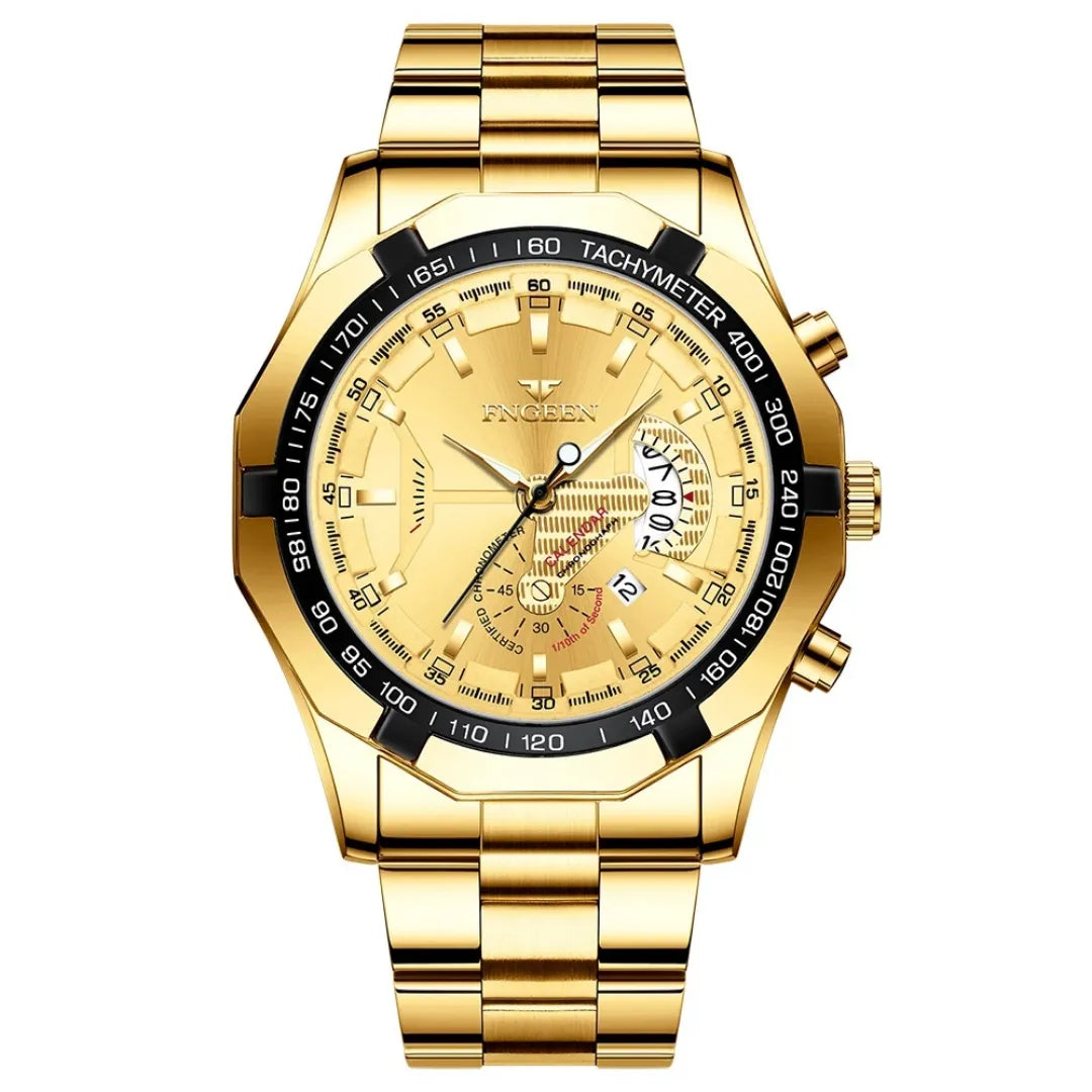 Relógio Masculino Deluxe Relógio Masculino Deluxe - Relógios 002 Fragatto Dourado