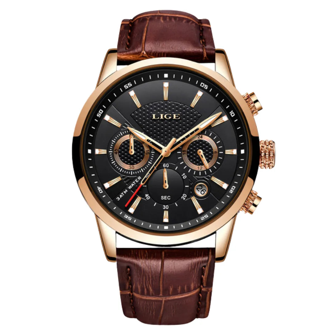 Relógio Masculino Elegance Relógio Masculino Elegance - Relógios 004 Fragatto Dourado