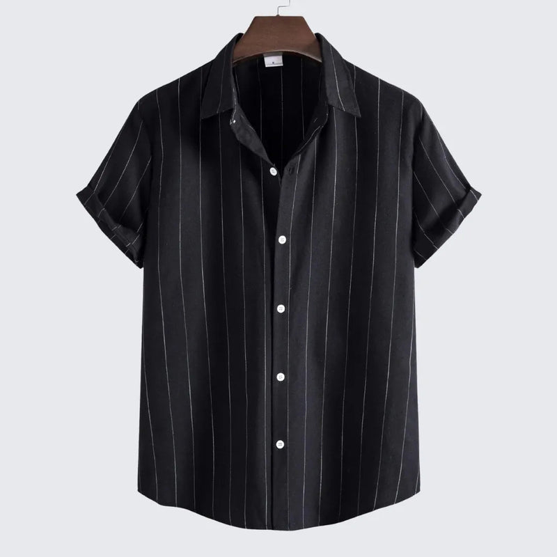 Camisa Masculina Manga Curta Connor Camisa Masculina Manga Curta Connor - Vestuário 050 Fragatto Preto P 