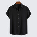 Camisa Masculina Manga Curta Gavin Camisa Masculina Manga Curta Gavin - Vestuário 055 Fragatto Preto M 