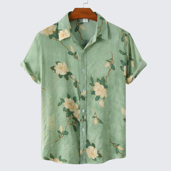 Camisa Masculina Manga Curta Vinci Camisa Masculina Manga Curta Vinci - Vestuário 067 Fragatto Verde M 