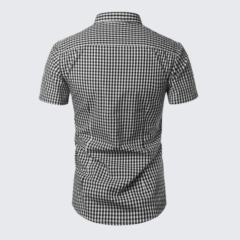 Camisa Masculina Manga Curta Xadrez Camisa Masculina Manga Curta Xadrez - Vestuário 080 Fragatto 