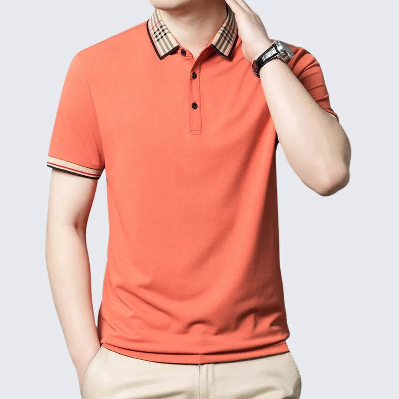 Camisa Polo Masculina Haven Camisa Polo Masculina Haven - Vestuário 092 Fragatto Laranja M 