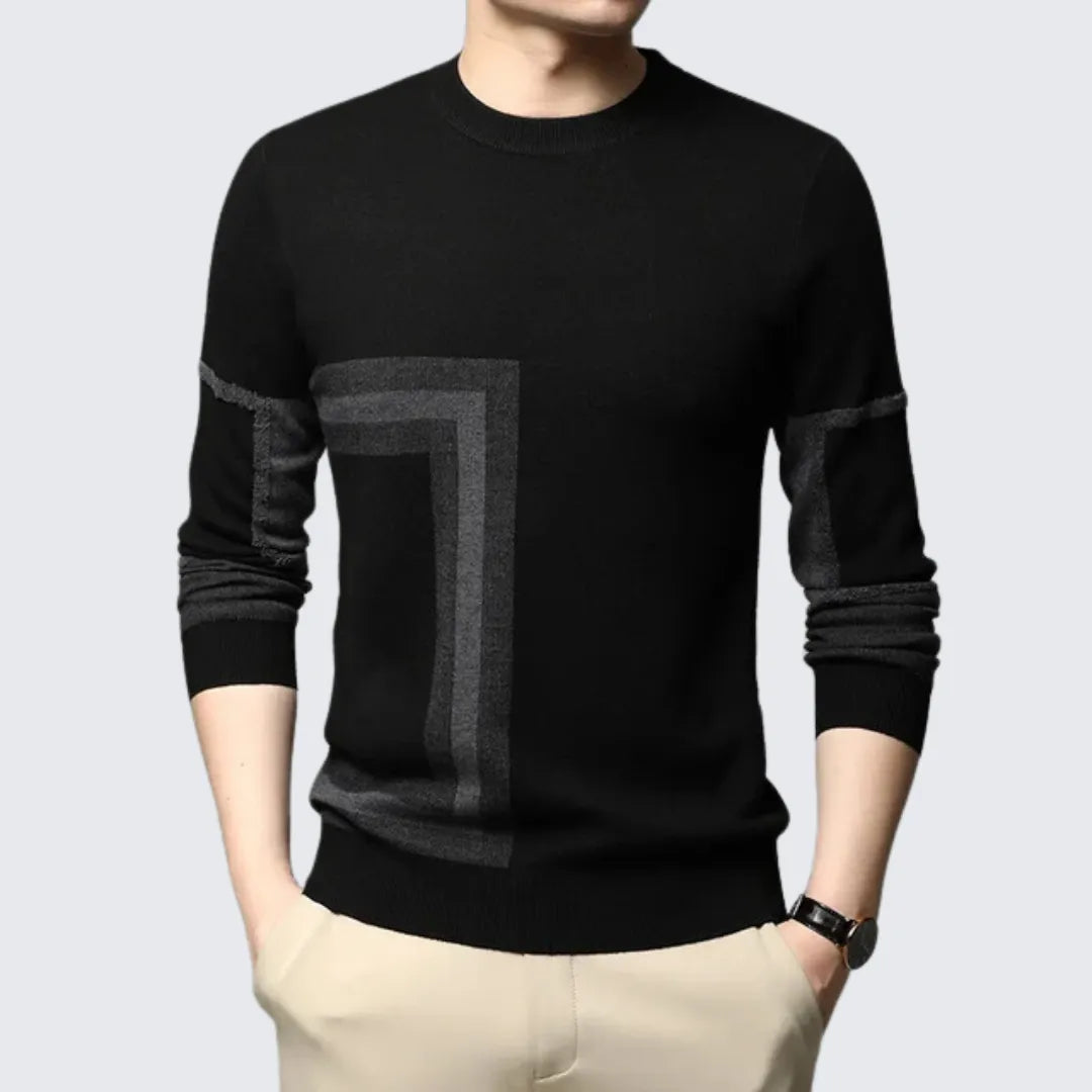 Suéter Masculino Gola Redonda Gavin Suéter Masculino Gola Redonda Gavin - Vestuário 100 Fragatto Cinza escuro M 