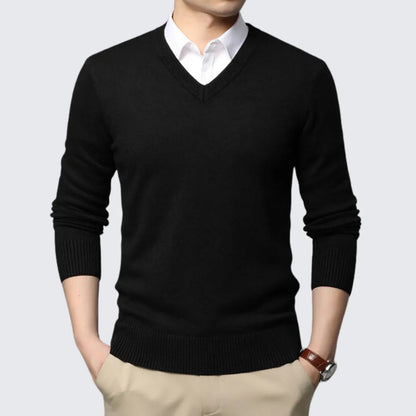 Suéter Masculino Social Gola V Suéter Masculino Social Gola V - Vestuário 094 Fragatto Preto M 