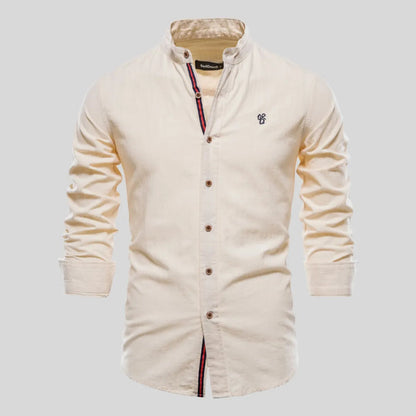 Camisa Masculina Casual Algodão Camisa Masculina Casual Algodão - Vestuário 043 Fragatto Amarelo P 